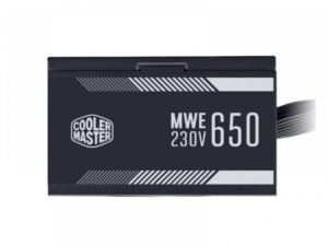 Cooler Master MWE 650 WHITE 230V V2 650 Watt 80 PLUS Certified PSU MPE-6501-ACABW-IN Cooler Master MWE 650 WHITE 230V V2 650 Watt 80 PLUS Certified PSU MPE-6501-ACABW-IN