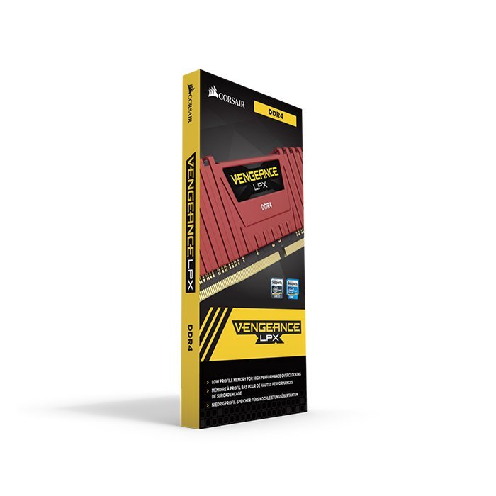 Corsair Vengeance LPX 8GB DDR4 2400 mhz Memory CMK8GX4M1A2400C16R Corsair Vengeance LPX 8GB DDR4 2400 mhz Memory CMK8GX4M1A2400C16R