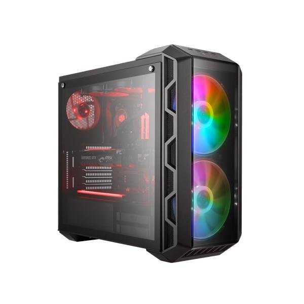 Cooler Master MasterBox K501L RGB (ATX) Mid Tower Black Cabinet With Tempered Side Panel MCB-K501L-KGNN-SR1 Cooler Master MasterBox K501L RGB (ATX) Mid Tower Black Cabinet With Tempered Side Panel MCB-K501L-KGNN-SR1