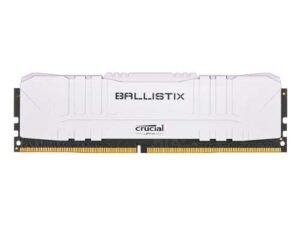 Crucial Ballistix 8GB DDR4-3600 Desktop Gaming Memory (White) BL8G36C16U4W