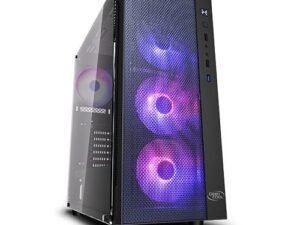 DEEPCOOL MATREXX 55 MESH ADD-RGB 4F MID TOWER BLACK CABINET WITH TEMPERED GLASS SIDE PANEL
