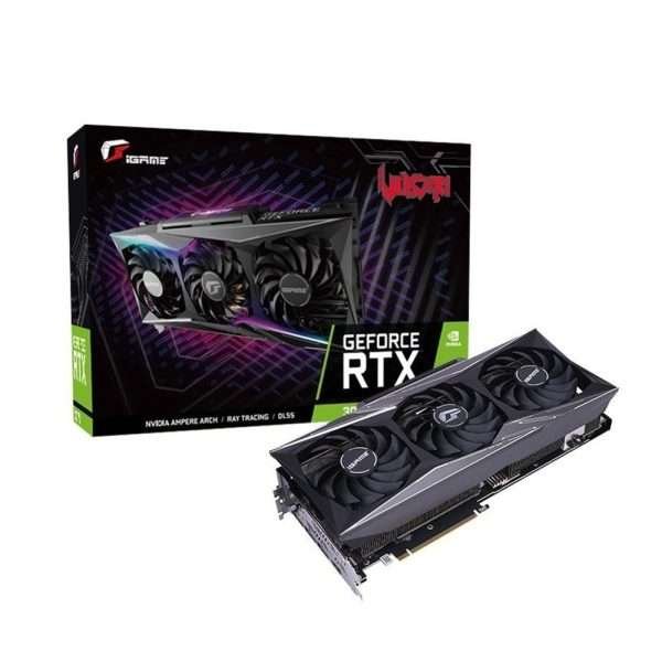 Colorful iGame Nvidia GeForce RTX 3060 Ti Vulcan OC LHR-V | 8GB GDDR6 Graphics Card Colorful iGame Nvidia GeForce RTX 3060 Ti Vulcan OC LHR-V | 8GB GDDR6 Graphics Card