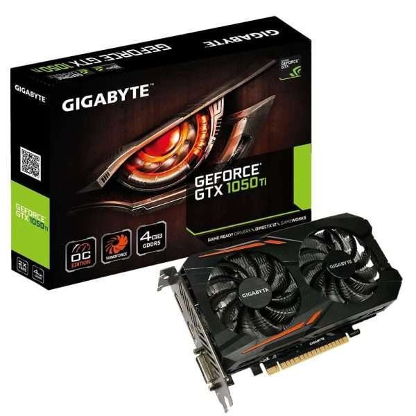Gigabyte Nvidia GeForce GTX 1050 Ti OC 4GB GDDR5 Graphics Card