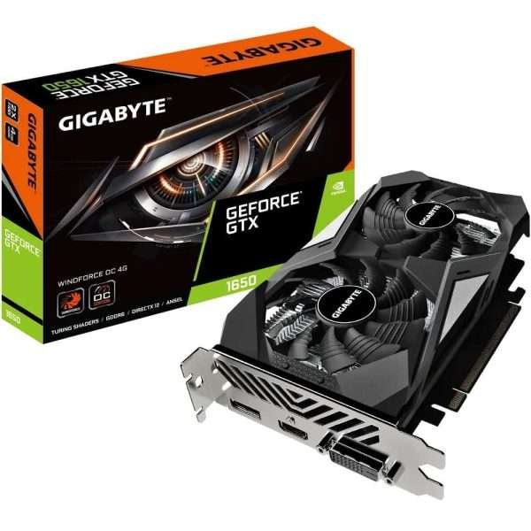 Gigabyte Nvidia GeForce GTX 1650 D6 Windforce OC 4GB GDDR6 Graphics Card (rev. 2.0) Gigabyte Nvidia GeForce GTX 1650 D6 Windforce OC 4GB GDDR6 Graphics Card (rev. 2.0)