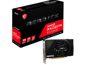 MSI Radeon RX 6400 Aero ITX 4GB Gaming Graphics Card