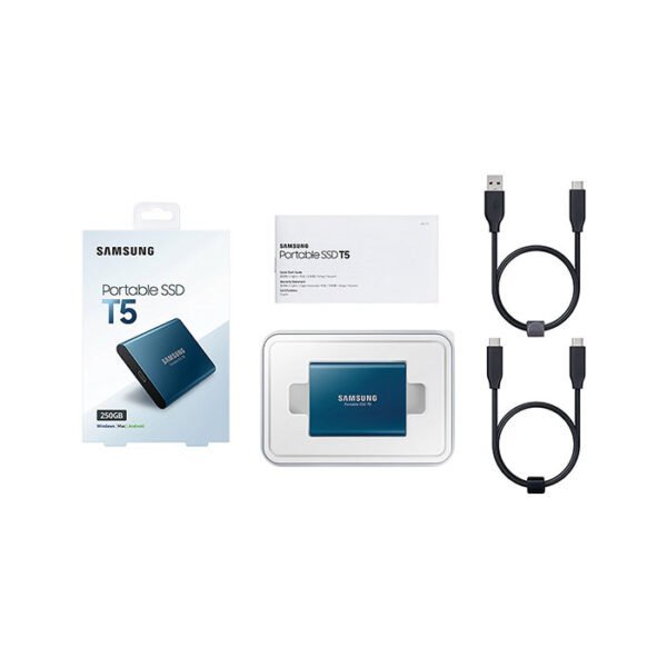 Samsung 250GB T5 Portable Solid-State Drive MU-PA250B/WW Samsung 250GB T5 Portable Solid-State Drive MU-PA250B/WW