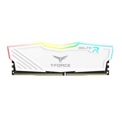 Team Group DELTA RGB 16GB (1X16GB) 3200 MHz White Memory TF4D416G3200HC16F01