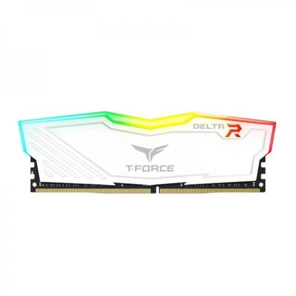 Teamgroup T-FORCE DELTA RGB Series 16GB (8GBX2) DDR4 3200MHz White Memory TF4D416G3200HC16CDC01 Teamgroup T-FORCE DELTA RGB Series 16GB (8GBX2) DDR4 3200MHz White Memory TF4D416G3200HC16CDC01