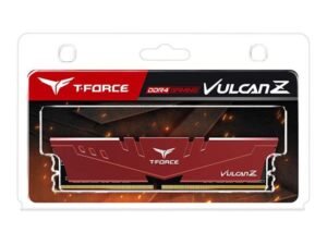 Team Group VULCAN Z 8GB (1X8GB) 3600 MHz Red Memory TLZRD48G3600HC18J01