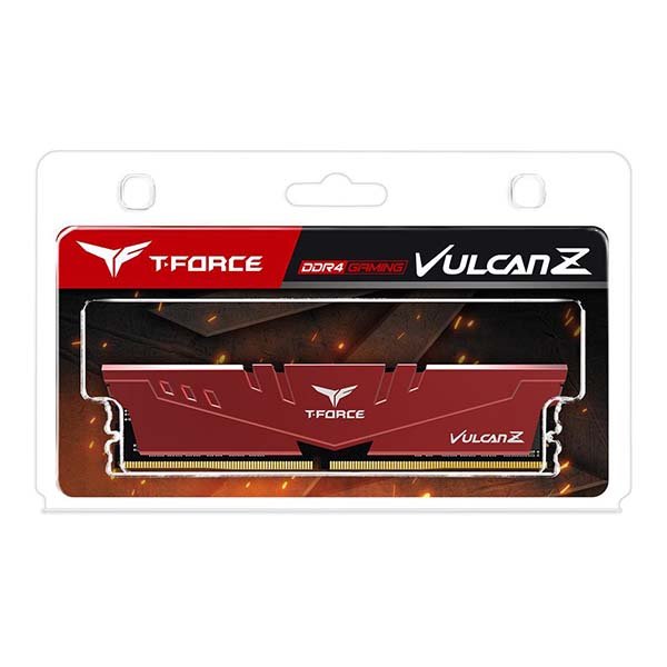 Team Group VULCAN Z 8GB (1X8GB) 3600 MHz Red Memory TLZRD48G3600HC18J01 Team Group VULCAN Z 8GB (1X8GB) 3600 MHz Red Memory TLZRD48G3600HC18J01