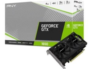 PNY Nvidia GeForce GTX 1650 4GB GDDR6 Dual Fan Graphics Card PNY Nvidia GeForce GTX 1650 4GB GDDR6 Dual Fan Graphics Card