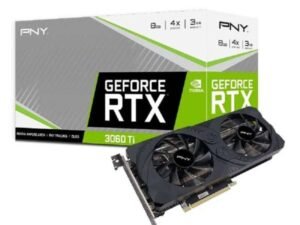 PNY GeForce RTX 3060 Ti 8GB | UPRISING Dual Fan Graphics Card