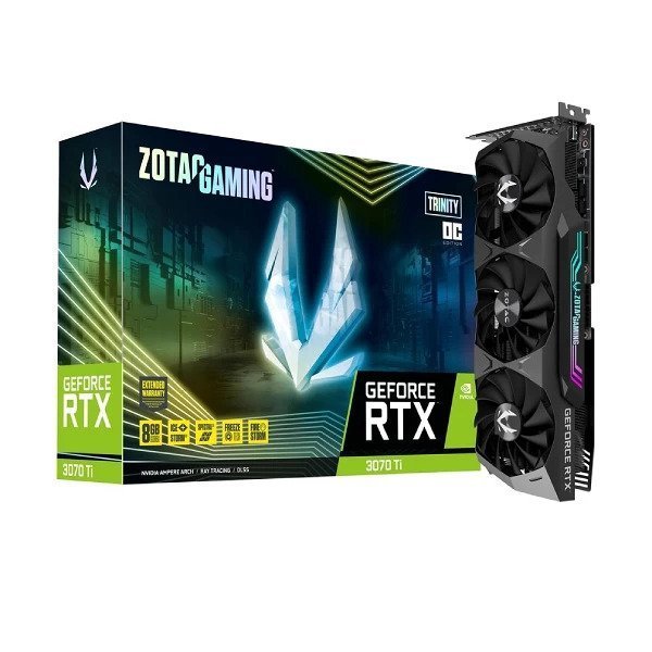 ZOTAC GAMING GeForce RTX 3070 Ti Trinity OC Graphic Card ZT-A30710J-10P ZOTAC GAMING GeForce RTX 3070 Ti Trinity OC Graphic Card ZT-A30710J-10P