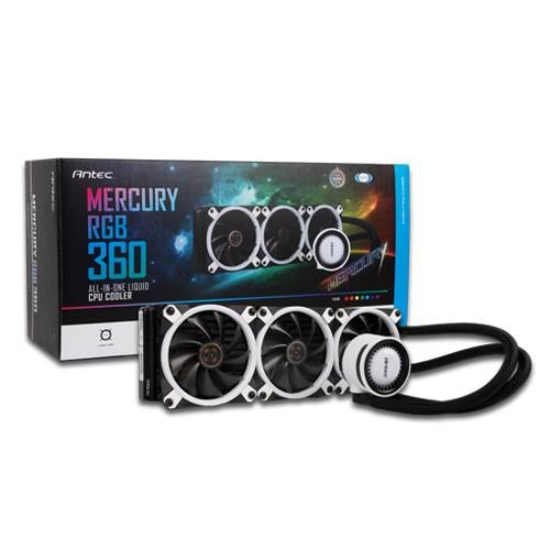 Antec Mercury 360 RGB All In One 360mm CPU Liquid Cooler Antec Mercury 360 RGB All In One 360mm CPU Liquid Cooler