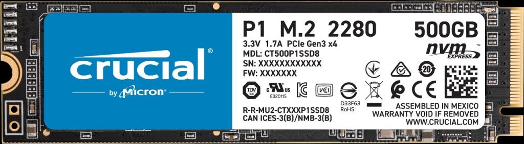 Crucial 2TB P1 NVMe M.2 2280 Internal SSD CT2000P1SSD8 Crucial 2TB P1 NVMe M.2 2280 Internal SSD CT2000P1SSD8