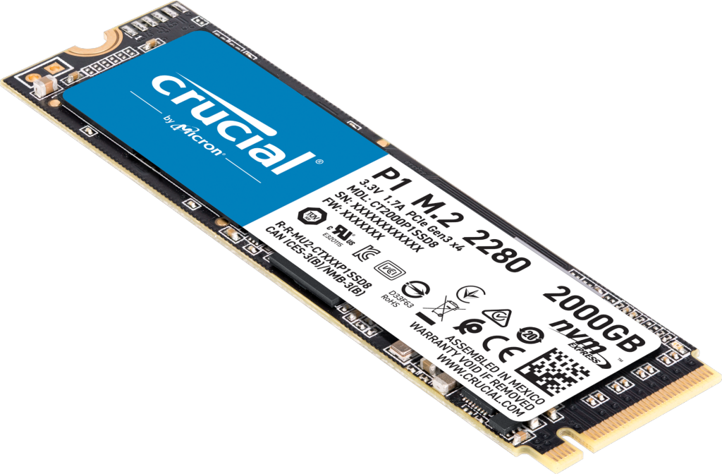 Crucial 2TB P1 NVMe M.2 2280 Internal SSD CT2000P1SSD8 Crucial 2TB P1 NVMe M.2 2280 Internal SSD CT2000P1SSD8