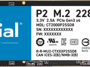 Crucial 2TB P2 NVMe PCIe M.2 Internal SSD CT2000P2SSD8 Crucial 2TB P2 NVMe PCIe M.2 Internal SSD CT2000P2SSD8