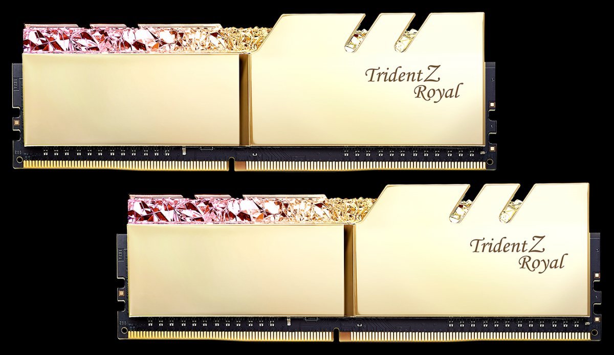 G.Skill Trident Z Royal Gold 16GB (2x8GB) 5066MHz Memory G.Skill Trident Z Royal Gold 16GB (2x8GB) 5066MHz Memory