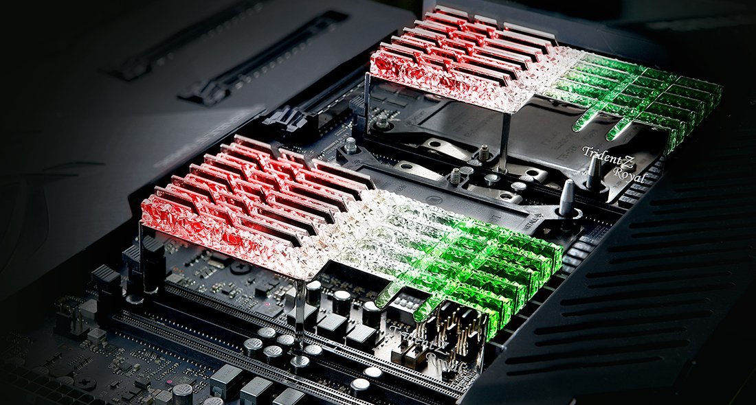 G.skill TZ Royal Silver Series 32GB (4x8GB) 3600 MHz DDR4 Memory F4-3600C14Q-32GTRSB G.skill TZ Royal Silver Series 32GB (4x8GB) 3600 MHz DDR4 Memory F4-3600C14Q-32GTRSB