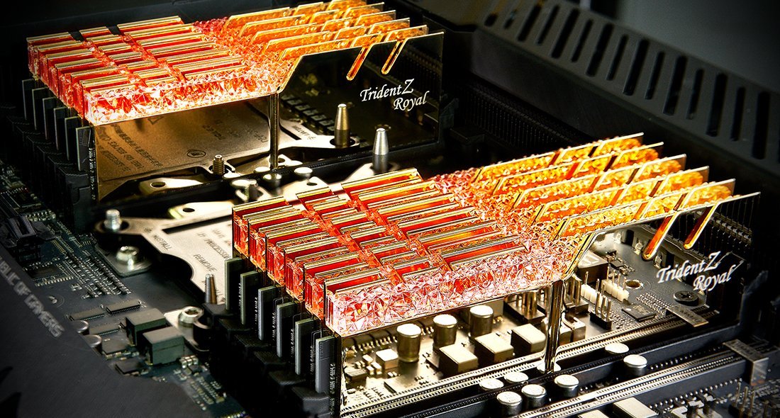 G.Skill Trident Z Royal Gold 32GB (2x16GB) 4000MHz Memory G.Skill Trident Z Royal Gold 32GB (2x16GB) 4000MHz Memory