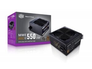 Cooler Master MWE 550 V2 SMPS 550 Watt 80 Plus Bronze Certification PSU MPE-5501-ACAAB-IN Cooler Master MWE 550 V2 SMPS 550 Watt 80 Plus Bronze Certification PSU MPE-5501-ACAAB-IN