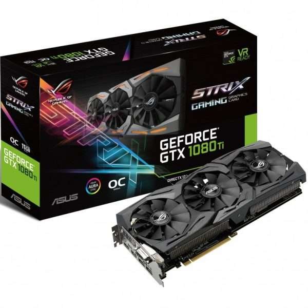 Asus GTX 1080Ti 11GB DDR5X OC Rog Strix Graphics Card