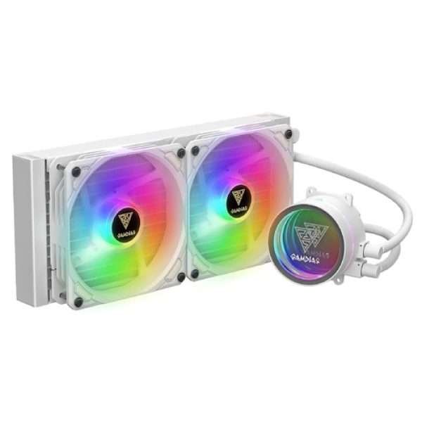 Gamdias Chione M3-240W ARGB CPU Liquid Cooler | White