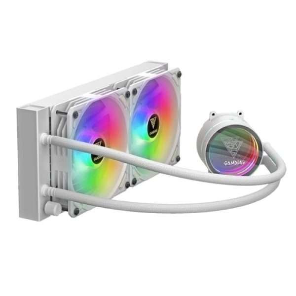 Gamdias Chione M3-240W ARGB CPU Liquid Cooler | White