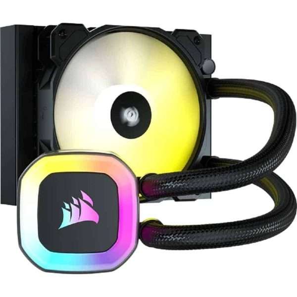 Corsair H55 RGB 120mm AIO Liquid CPU Cooler Corsair H55 RGB 120mm AIO Liquid CPU Cooler