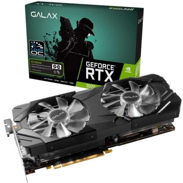 Galax GeForce RTX 2070 EX (1 Click OC) 8GB Graphics Card Galax GeForce RTX 2070 EX (1 Click OC) 8GB Graphics Card