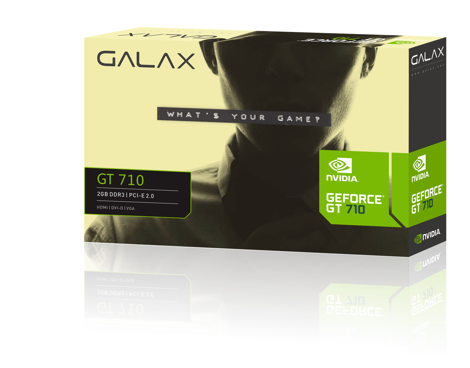 Galax Nvidia GeForce GT 710 2GB DDR3 Graphics Card Galax Nvidia GeForce GT 710 2GB DDR3 Graphics Card