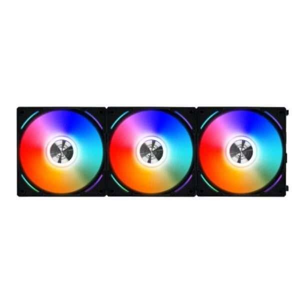 Lian Li UNI Fan AL120 Black | ARGB Case Fan Triple Pack