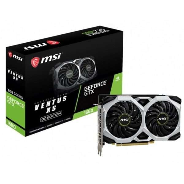 MSI GeForce GTX 1660 Ventus XS OC 6GB MSI GeForce GTX 1660 Ventus XS OC 6GB