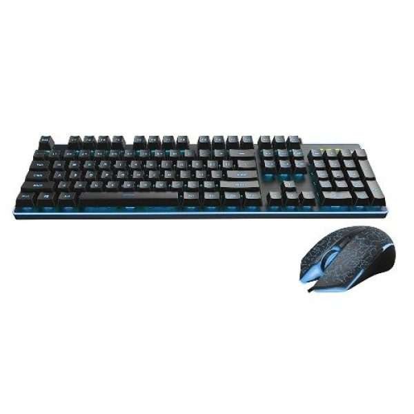 Rapoo V100S Backlit Gaming Keyboard Mouse Combo