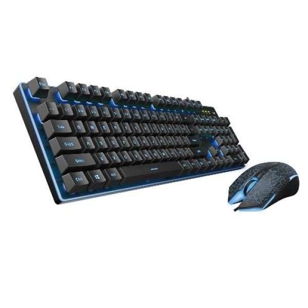 Rapoo V100S Backlit Gaming Keyboard Mouse Combo