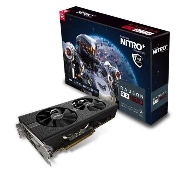 SAPPHIRE GRAPHICS CARD RADEON RX 570 4GB GDDR5 NITRO+ OC (11266-14-41G) SAPPHIRE GRAPHICS CARD RADEON RX 570 4GB GDDR5 NITRO+ OC (11266-14-41G)