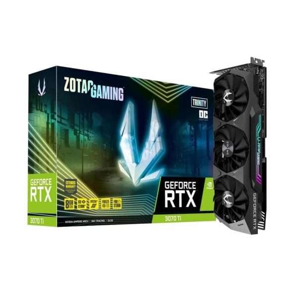 Zotac Gaming Nvidia GeForce RTX 3070 Ti Trinity OC 8GB GDDR6X Graphics Card