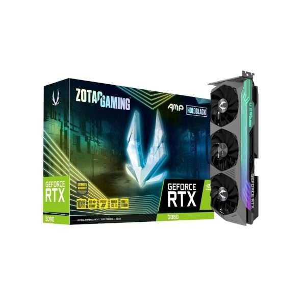 Zotac Gaming Nvidia GeForce RTX 3080 AMP Holo LHR 10GB GDDR6X Graphics Card Zotac Gaming Nvidia GeForce RTX 3080 AMP Holo LHR 10GB GDDR6X Graphics Card