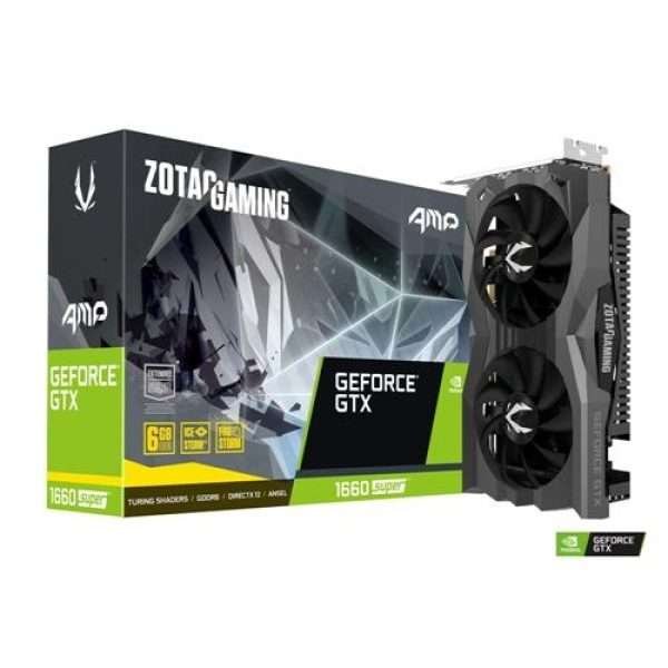 Zotac Nvidia GeForce GTX 1660 Super AMP 6GB GDDR6 Graphics Card Zotac Nvidia GeForce GTX 1660 Super AMP 6GB GDDR6 Graphics Card