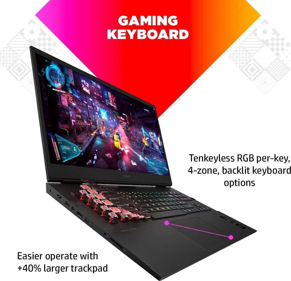 HP Omen 17-ck1023TX Gaming Laptop (12th Gen Core i9/ 32GB/ 2TB SSD/ Win11/ 16GB Graph) HP Omen 17-ck1023TX Gaming Laptop (12th Gen Core i9/ 32GB/ 2TB SSD/ Win11/ 16GB Graph)