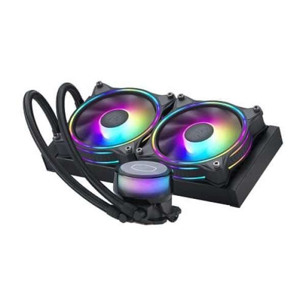 Cooler Master MasterLiquid ML240 Illusion | ARGB AIO | Liquid CPU Cooler Black