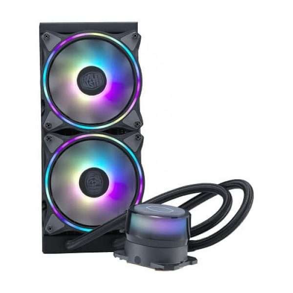 Cooler Master MasterLiquid ML240 Illusion | ARGB AIO | Liquid CPU Cooler Black