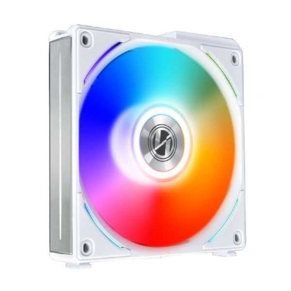 Lian Li UNI Fan AL120 White | ARGB Case Fan Triple Pack Lian Li UNI Fan AL120 White | ARGB Case Fan Triple Pack