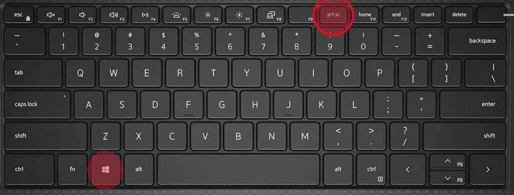 how to take a screenshot on hp laptops
