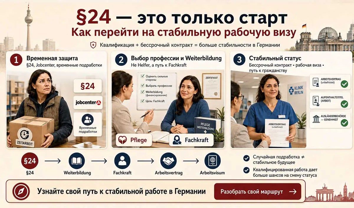 Инфографика как сменить 24-й параграф на рабочую визу Инфографика как сменить 24-й параграф на рабочую визу