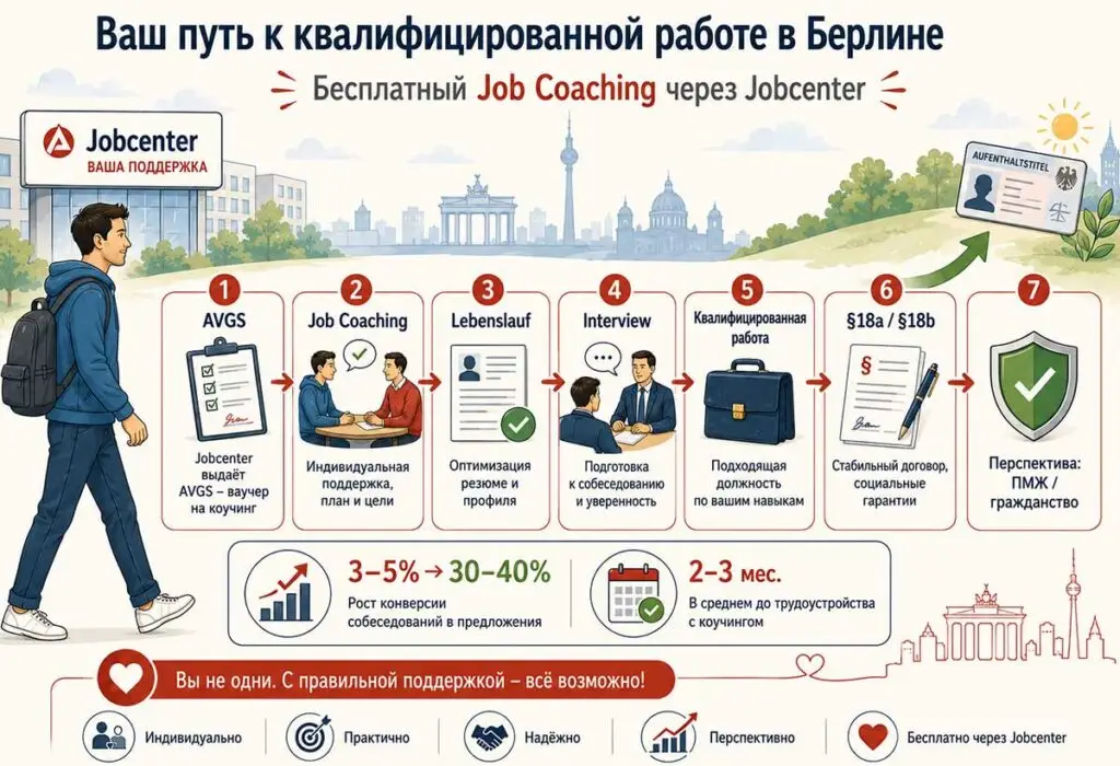 Бесплатный Job Coaching через Jobcenter Бесплатный Job Coaching через Jobcenter