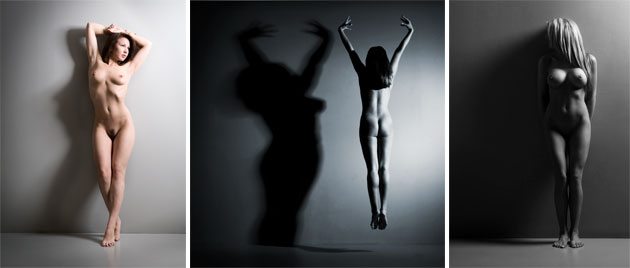 nudes_3_example_3a One Side Light on a Gray Wall samples