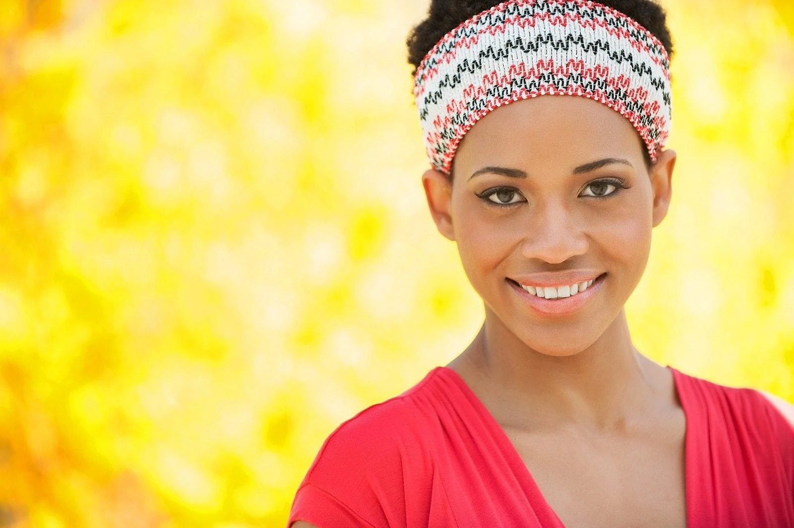 Outdoor portrait lighting example