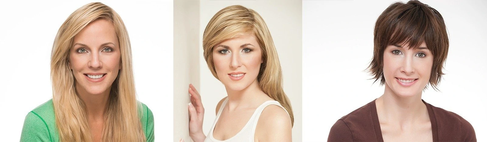 Examples of portraits taken with bounce flash