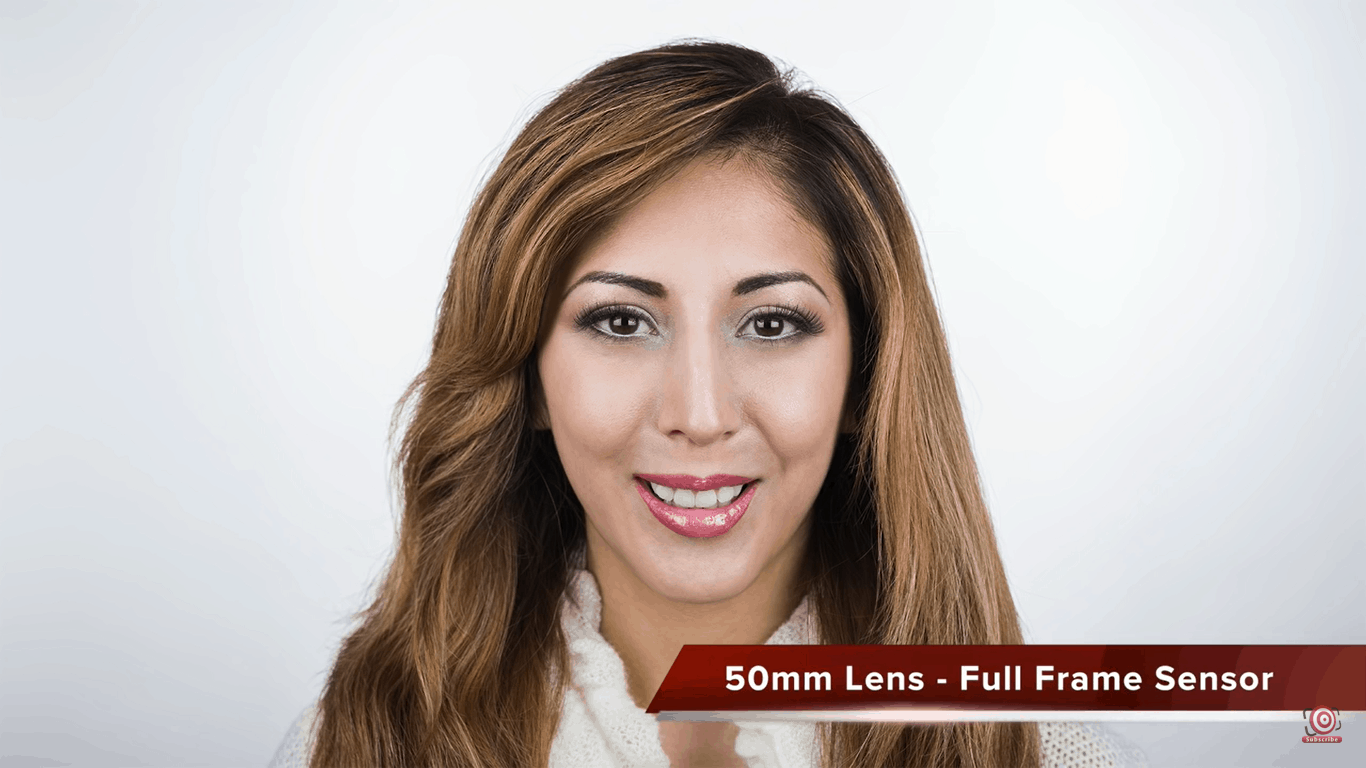 Portrait taken with a 50mm lens